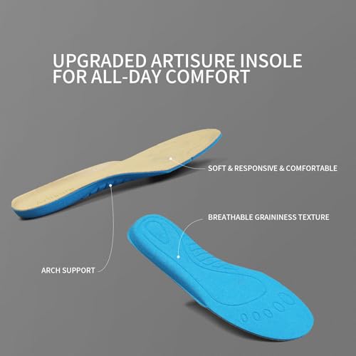 Artisure Women's Classic Comfort Leather Penny Loafers Casual Slip-Ons Lightweight Walking Flats Driving Mocs Boat Shoes