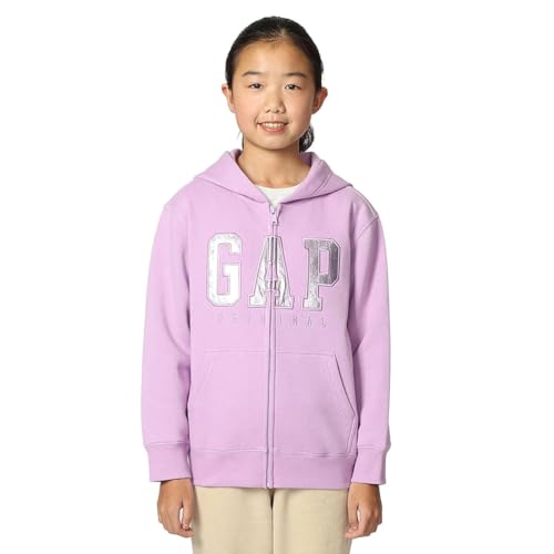 GAP girls Logo Hoodie Hooded Full Zip Sweatshirt