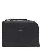 Weiches, genarbtes Glattleder Liebeskind Berlin Basic Lena Portemonnaie, black , Extra Small (HxBxT 7.7 cm x 11.5 cm x 1.0cm)