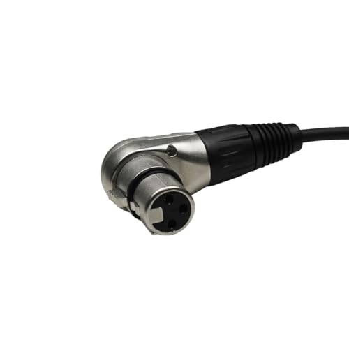 Câble audio XLR coudé de 5 m pour interface audio et haut-parleur - 2