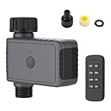 【Modalità di Irrigazione Personalizzabili】Irrigazione precisa semplificata con questo timer per irrigazione intelligente! Scegli tra 6 intervalli di tempo programmabili (5 min/10 min/0,5 h/1 h/1,5 h/2 h) per un'irrigazione precisa ed efficiente. Nebulizzazione delicata per le piantine? Irrigazione intensiva per i pomodori? Il timer per irrigazione regola il tempo di irrigazione in base alle tue esigenze individuali.