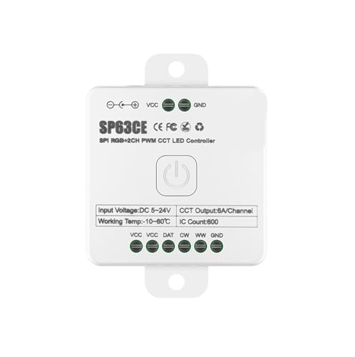 Contrôleur LED SP630E 5 canaux PWM SPI Pixel pour ruban RGB CCT
