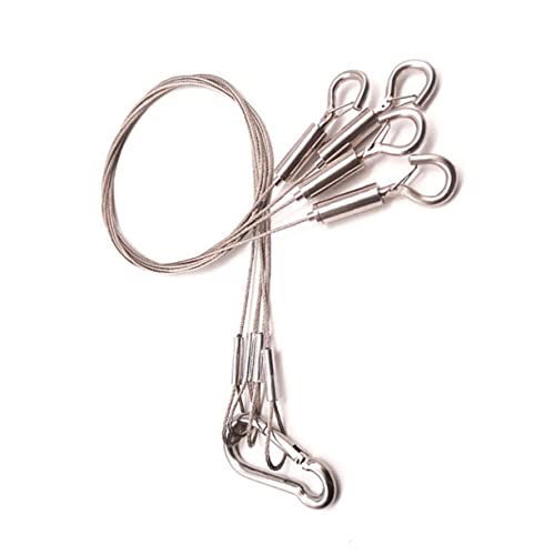 HEALLILY Ceiling Light Hanging Cable Suspension Wire for LED Panels Banners Exhibitions and Light Boxes Lightweight Strong Design