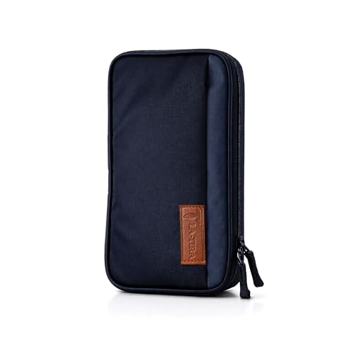 Image of LA-TIRA Family Passport Holder for 4 & Couple, Passport Cover, 6 Passport Holder Bag & Wallet for Tickets, Cash, Cards, Visa, and Boarding Pass,Luxury Travel Organizer Pouch