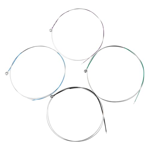 HEATSHAKING 4個 小提琴弦 入 銅合製 ユニバーサル対応 バイオリン用 耐久性高くクリアな音色 初心者から演奏者向け交換用弦