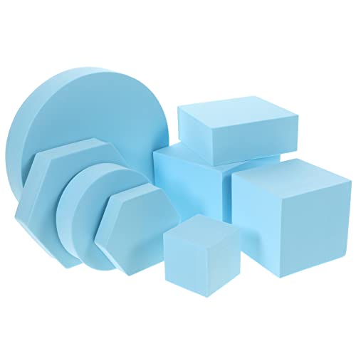 8 Pezzi Di Oggetti Di Scena Leggeri Per Foto Geometriche Materiali in Schiuma Pratici Multiuso Per Prodotti Di Bellezza E Gioielli