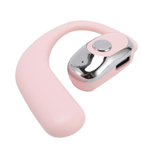 Annadue Auriculares Bluetooth 5.4 de un Oído, Emparejamiento Dual, Giratorio de 180 Grados con Baja Latencia, Conexión de 10 M, para Conducción Empresarial con Manos Libres (Pink)