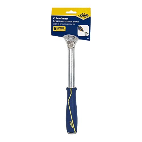 QEP 62920 4 in. Floor and Wall Razor Scraper with 5.25 in. Handle and Stainless Steel Blade - Image 8