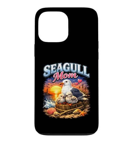Seagulls Mom ���g�� �[�� �����b�N�X �r�[�` �� �Ƒ� �X�}�z�P�[�X iPhone 13 Pro Max �p