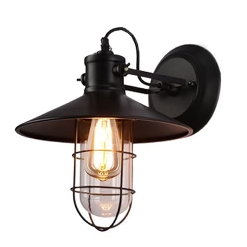 Lampe de fer en verre pour illuminer votre escalier extérieur avec charme