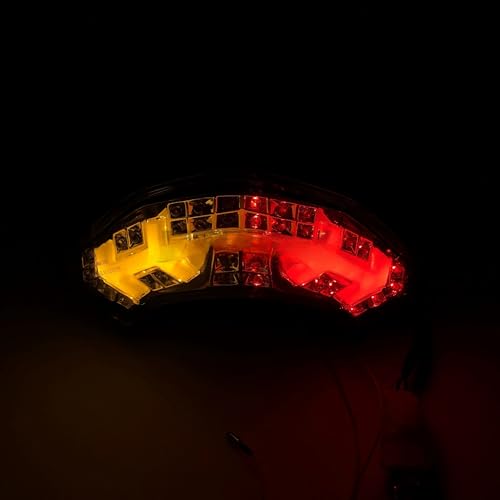 Luz trasera integrada para motocicleta que elimina intermitentes rotos en Multistrada 1200 3