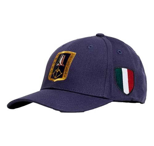 Casquette Aeronautica Militare HA1150UCT03043 en toile bleu marine pour homme