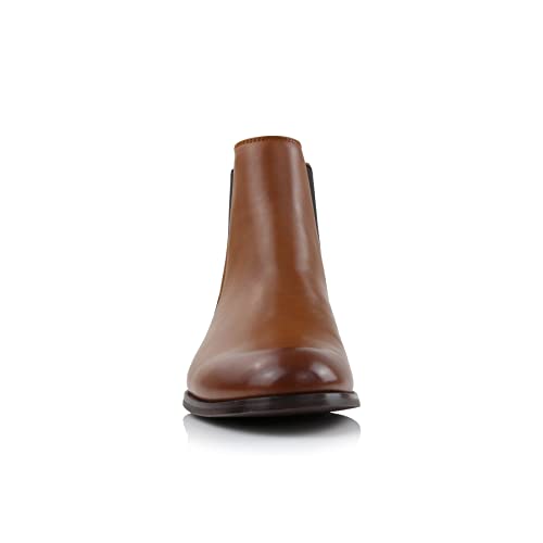 Image of Polar Fox Men's Classic High-Top Chelsea Boot | Stylish Slip-On Ankle Boot for Dress, Casual & Formal Wear