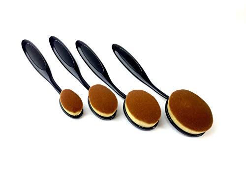K-Musculo Life Changing Blending Brushes by Picket Fence 4 Pack Set Broad Application Assortment