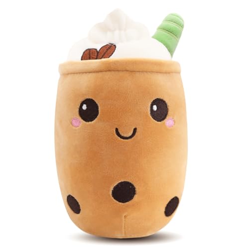 Aitsite Bubble Tea Kuscheltier, Squishy Bubble Tea Plüschtier Mini Cute Kuscheltier Klein Mädchen Plüschtier Kawaii Plush Süße Kuscheltiere Kissen Milk Doll