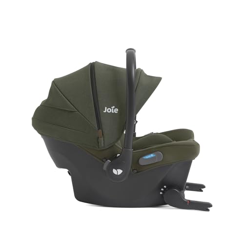 Image of Joie Baby, Mint Latch Baseless Infant Car Seat - Lightweight, Built-in Rigid Lower Anchor Attachments and Side-Impact Protection - No Base Installation Required, Travel-Friendly Design (Forest)
