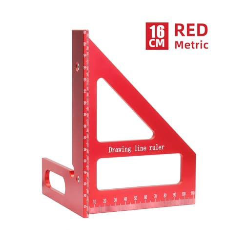 Regla de Carpintero Triángulo de Aleación de Aluminio miniatura 5