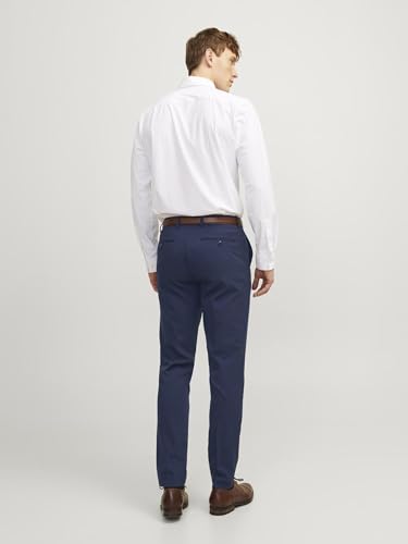 JACK & JONES Herren jprfranco Trouser nos Tuxedo Hose, Dark Navy, 50 EU – Ansicht 3