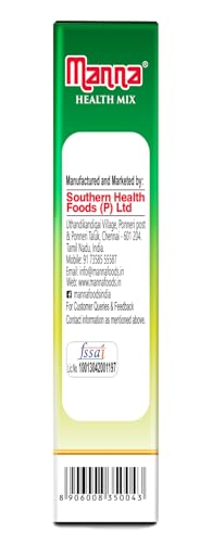 Manna Multigrains Health & Nutrition Drink - 500g (No Added Sugars & Preservatives)