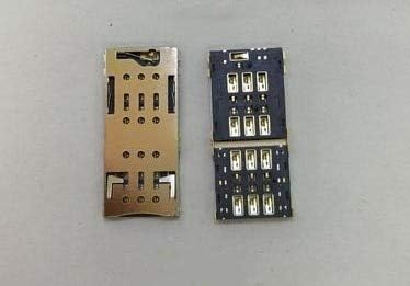 Lysee Mobile Phone Flex Cables - 100pcs/lot, Original for SONY Xperia C5 Ultra E5563 E5553 E5506 Dual or Single SIM card reader connector socket module, - (Color: Dual SIM)