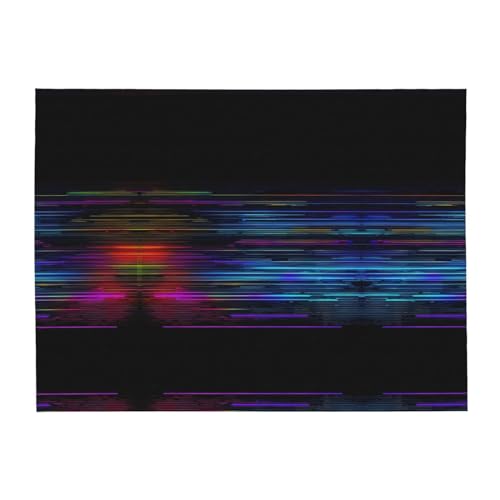 Couverture polaire code programmateur plaid flanelle doux canapé lit