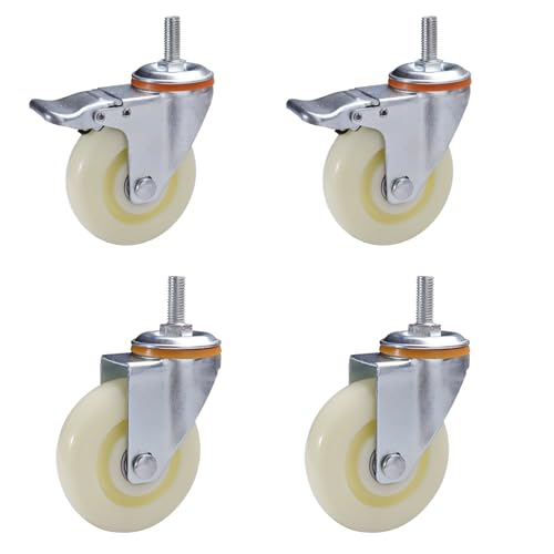 Aenmezen M12*30mm lWt Xe LX^[ 3/4/5C` XCx zC[ u[Lt mCYȂ iC ԗ 4Zbg ׏d300 kg(2swivel+2with brake,4inch)