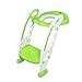 Calma Dragon Asiento de Inodoro para Bebe Portátil, Silla con Escalera para el Baño para Niños, Asiento Plegable para el Vater con un Escalón Reposapies (Verde)