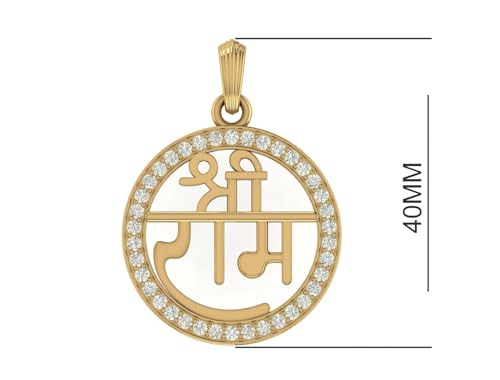 Image of LMDPRAJAPATIS Shree Ram God Religious Gold Plated Pendant Jewelry For Men And Women's