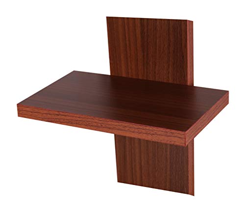 Image of Captiver Donald Wooden Wall Mounted Books Shelf Racks Stands (5 Tier,Teak) Home Decor Library Bedroom Room Designer Floating Self Kitchenaid Stylish Multipurpose Storage Accessories