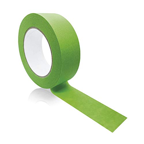 ERBI Malerkrepp grün [38mm x 50m] - Malerband für sauberes Abkleben I Rückstandslos entfernbares Kreppband I Abklebeband universal für Malerarbeiten Cover