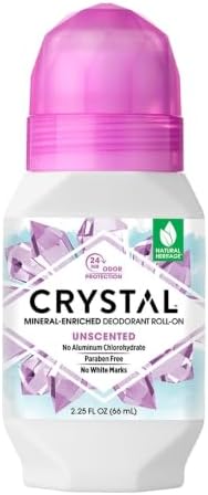 Desodorante Crystal Mineral sem Perfume e sem Alumínio Roll On 66...