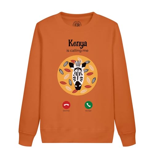 Sweatshirt enfant Kenya is Calling Me idéal pour l'école et le sport