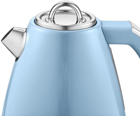 Swan SK19020BLN Retro Jug Kettle, Fast Boil, Easy Pour, 360 Degree Base, 1.5L, 3KW, Blue