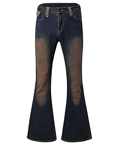 Men's Relaxed Fit Classic Stretch Bell Bottom Jeans3