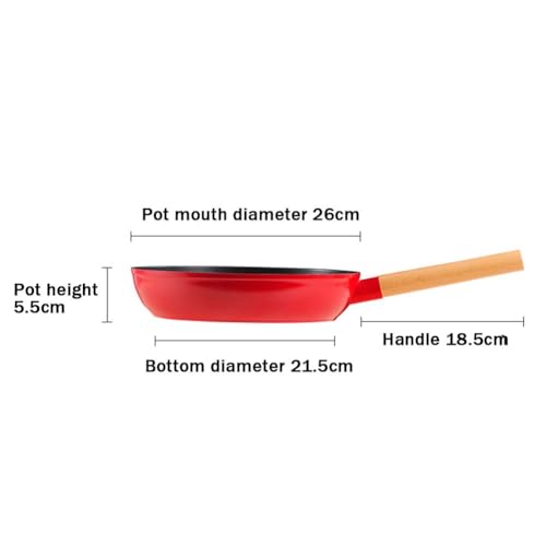 Wok con revestimiento antiadherente, 28 cm, rojo miniatura 6