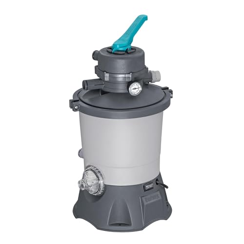 Bestway 950 Gallon Sand Filter Pool Pump for 300 to 4,800 Gallon Above Ground Outdoor Swimming Pools...