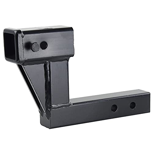 TOPTOW Trailer Hitch Extender Adapter with 6inch Riser/Drop, 2