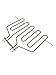 Delonghi resistenza griglia barbecue Grigliatutto Barby-Q Rodeo BQ78 BQ80