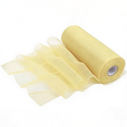 Rouleau de tulle - 30 cm x 91,4 m - Décoration de mariage - Rouleau de ruban en tulle de 100 yards - Pour bricolage, jupe de tutu, jupe de mariage - Décoration de...