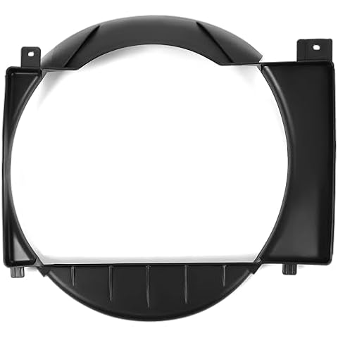 KUAFU Radiator Cooling Fan Shroud for Jeep Cherokee Cover