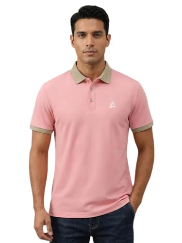 Image of TAGAS Mens Polo T-Shirt || Men's Color Block Polo Tshirt | Short Sleeve Casual Pullover with Collar |Casual Wear for Men | Mens Regular FIT T-Shirts