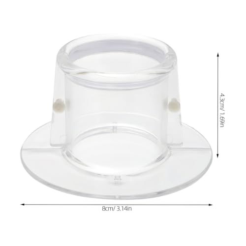Image of balacoo Parrot Anti-Bite Collar Adjustable Neckband for Plucking Prevention in Macaw Cockatoo Small to Medium Birds Durable Acrylic 3.14X3.14X1.69 Inch