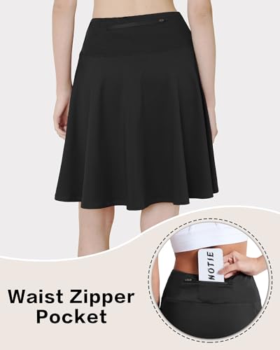 Tennis Skirts for Women with Pockets Shorts Knee Length Golf Skirts Skorts for Women High Waisted Casual Athletic4