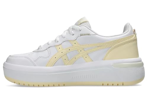 Image of ASICS Unisex Japan S ST White /Alabaster Brown Sneakers - 6 UK Men / 5 UK Women (1203A772.101)