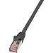 Produktbild Logilink CQ2093S CAT6 S/FTP Patch Kabel PrimeLine AWG27 PIMF LSZH schwarz 10m