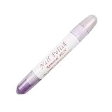 Nail Polish Corrector Pen with 3 Replaceable Tips - Manicure Tool for Quick Nail Art Mistakes Cleanup (Purple)