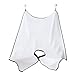 Chilits Tablier de Barbe Homme, Tablier de Coupe de Rasage Imperméable Tablier de Toilettage de Rasage de Barbe avec 2 Ventouse, Bavoir à Barbe pour Hommes Salon Noël Cadeau Parfait, Blanc