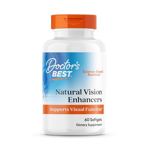 Doctor's Best - Intensificadores de visão natural - 60 Cápsulas gelatinosas