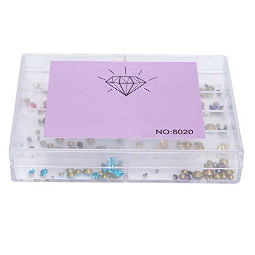 150個の時計装飾石ラインストーンセット、アクリル素材、10色、マルチサイズ、時計ジュエリークラフト作成用、整理されたプラスチックボックス付き