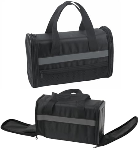 AF-WAN Carry Bag Dust Cover For UGREEN NASync DXP2800 2-Bay Desktop NAS,1680D Heavy-Duty Oxford Fabric, Side Access, Ventilated Design with Storage Pockets for Hard Drive Tools & Cables